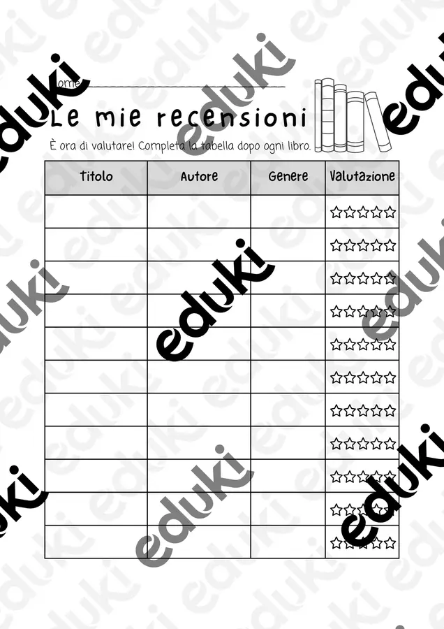 Le mie recensioni - Leggo e voto! Altro tipo di materiale - Le mie recensioni - Leggo e voto! - MaestraKyna - Pagina di copertina