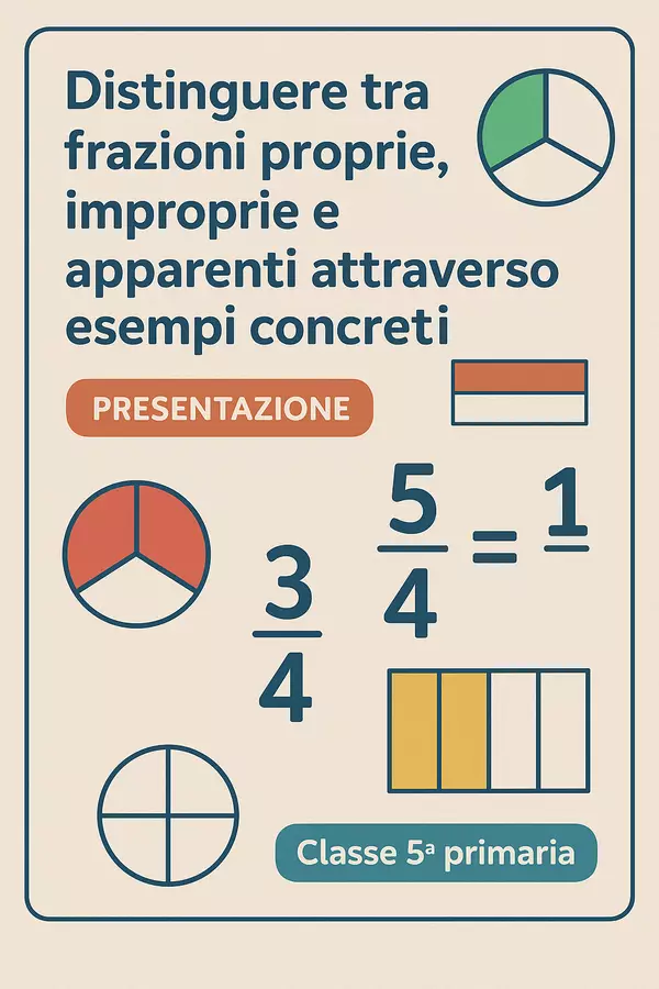 PRES frazioni proprie, improprie e apparenti Presentazioni / Lavagne - PRES frazioni proprie, improprie e apparenti - Matematica Insieme - Pagina di copertina