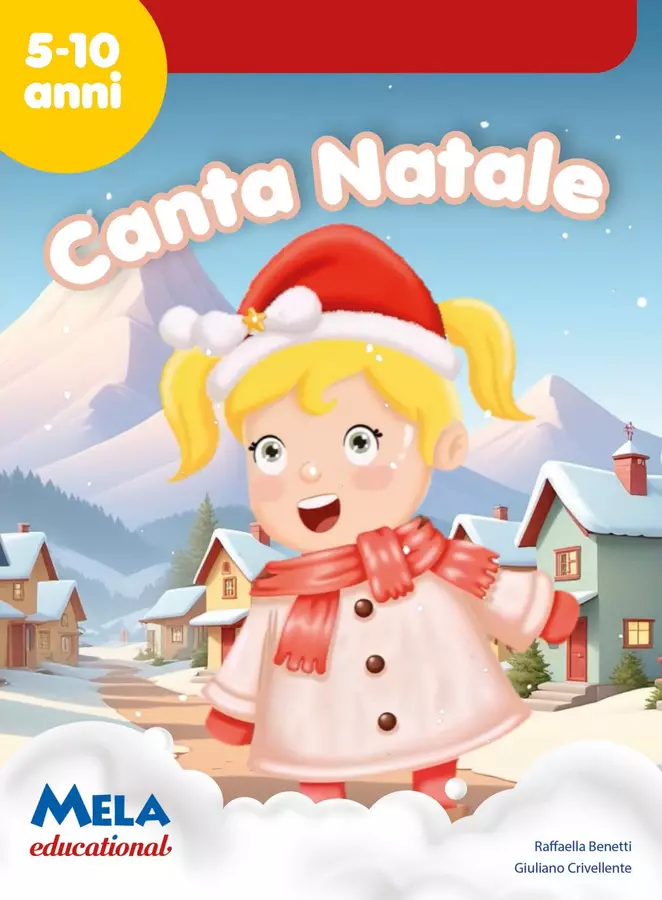 CANTA NATALE libro con canzoni Audio - CANTA NATALE libro con canzoni - Mela educational - Pagina di copertina
