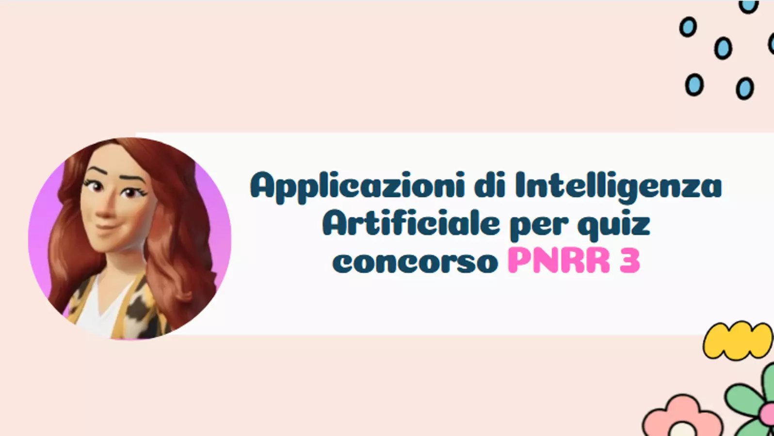 Applicazioni di Intelligenza Artificiale per quiz PNRR3 Programmi scolastici / Materiali per docenti - Applicazioni di Intelligenza Artificiale per quiz PNRR3 - Ilaria Z. - Pagina di copertina