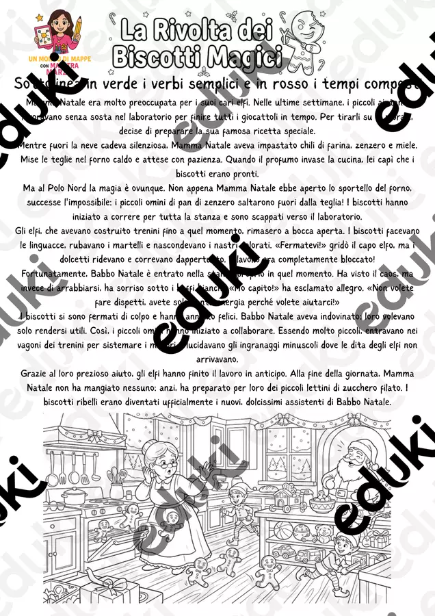 La rivolta dei biscotti Esercizi - La rivolta dei biscotti - Un Mondo di Mappe con Maestra Marzia - Pagina di copertina