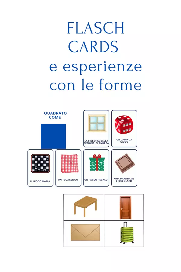 Attività e Cards con le forme geometriche di base Flashcard - Attività e Cards con le forme geometriche di base - Mindy Edu_Ped - Pagina di copertina