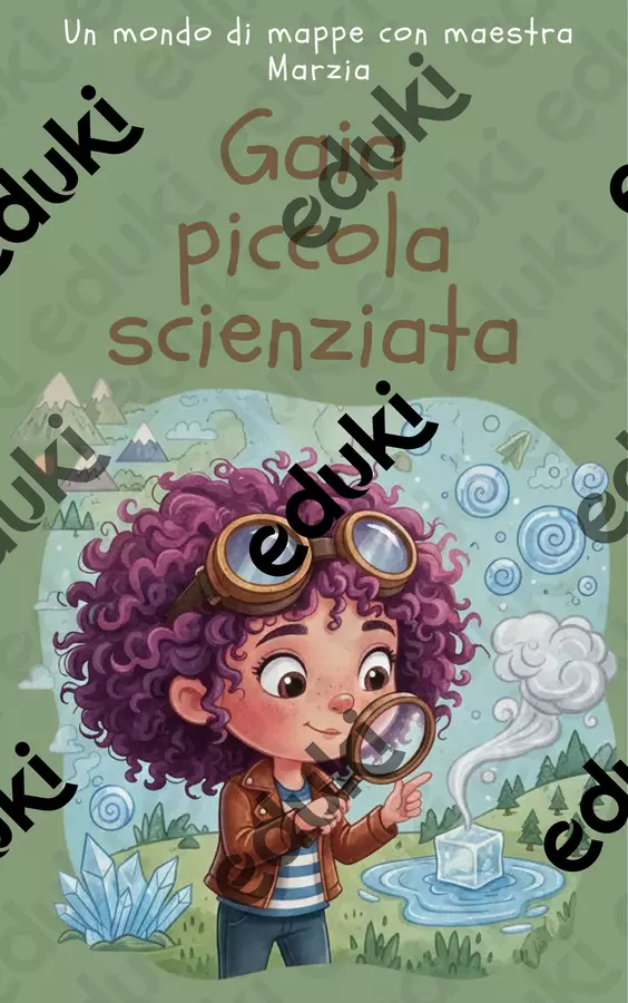 GAIA PICCOLA SCIENZIATA Esercizi - GAIA PICCOLA SCIENZIATA - Un Mondo di Mappe con Maestra Marzia - Pagina di copertina