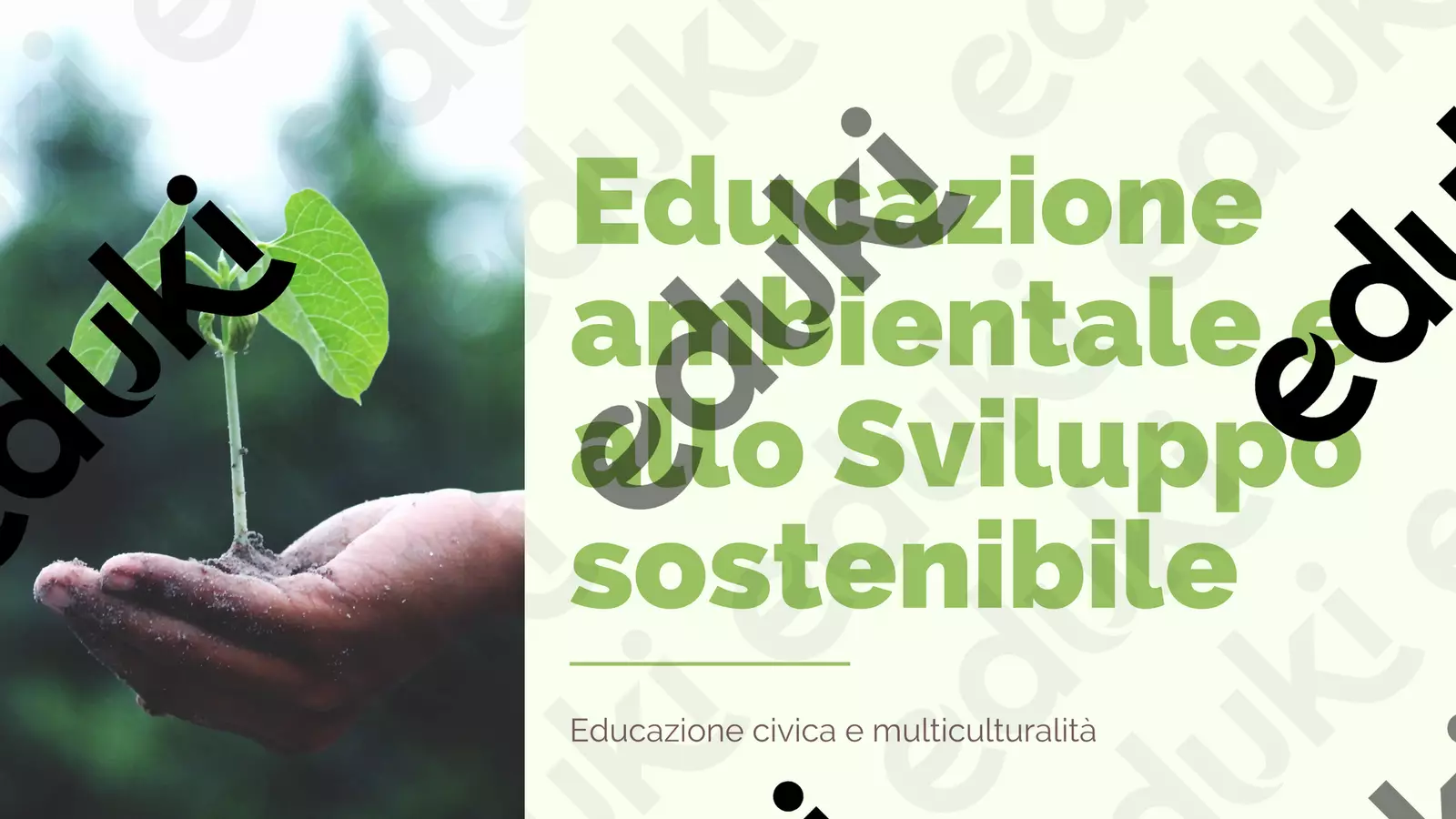 Educazione ambientale Schede informative - Educazione ambientale - Educatrice Valù - Pagina di copertina