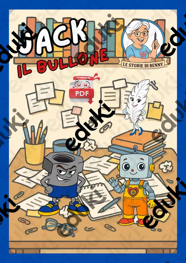Le storie di Benny: Jack il Bullone (stampato minuscolo) Esercizi - Le storie di Benny: Jack il Bullone (stampato minuscolo) - I Racconti Benny - Pagina di copertina