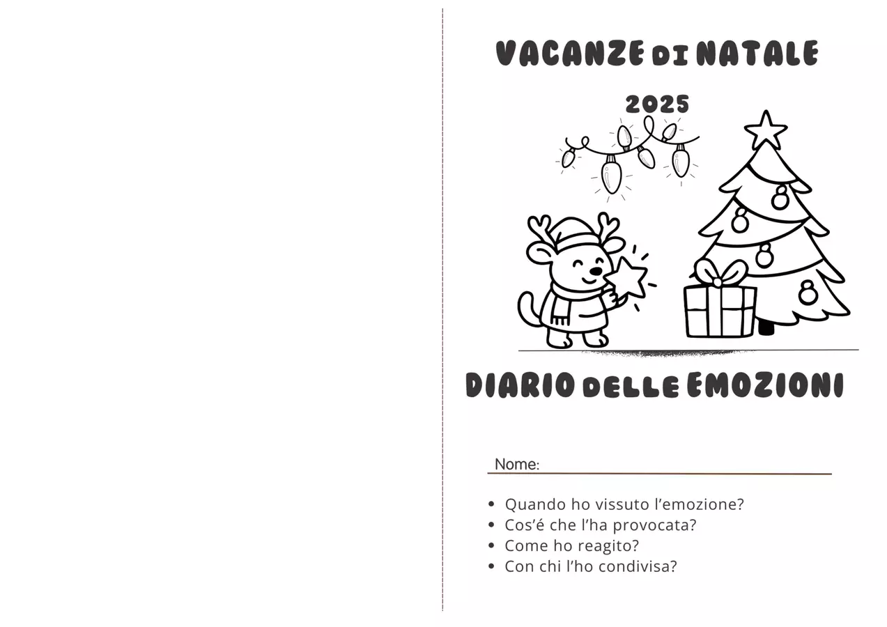 DIARIO delle EMOZIONI Altro tipo di materiale - DIARIO delle EMOZIONI - MaestraGiovannaL - Pagina di copertina