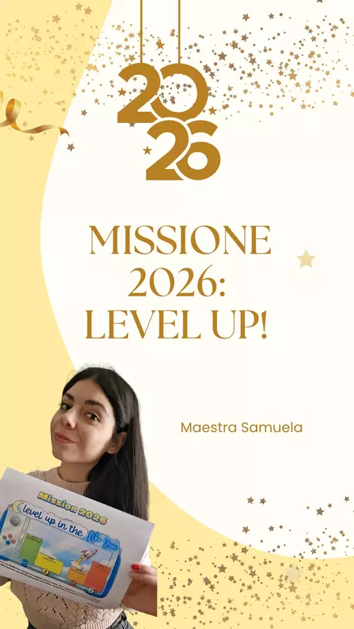 Mission 2026: Level up! Materiale di supporto/inclusione - Mission 2026: Level up! - Maestra Samuela - Pagina di copertina
