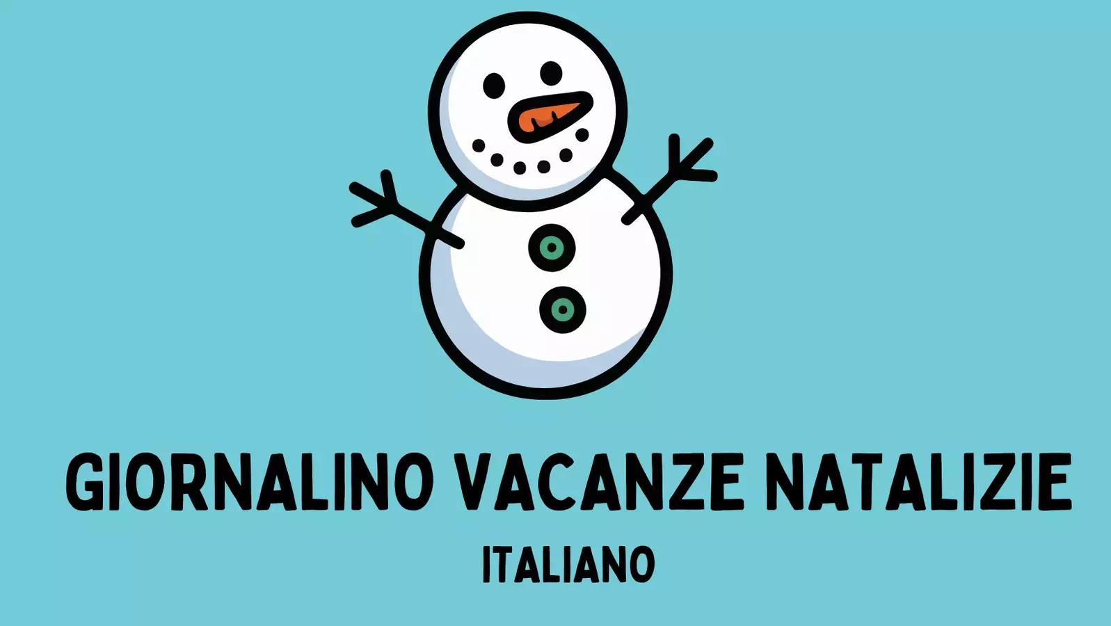 COMPITI DI ITALIANO - GIORNALINO DELLE VACANZE NATALIZIE Esercizi - COMPITI DI ITALIANO - GIORNALINO DELLE VACANZE NATALIZIE - Maestra Girasole - Pagina di copertina