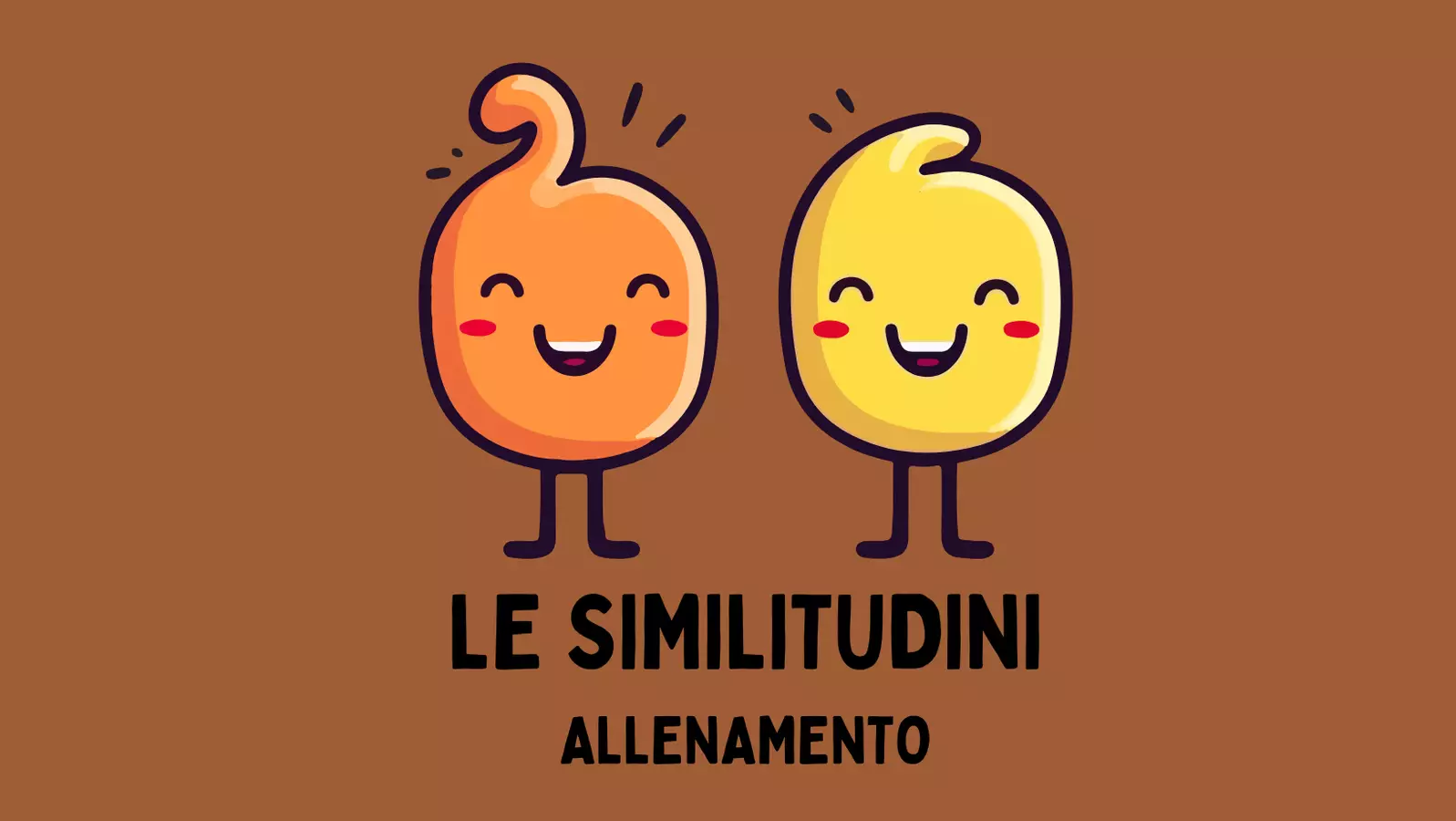 SIMILITUDINI - allenamento collettivo Esercizi - SIMILITUDINI - allenamento collettivo - Maestra Girasole - Pagina di copertina