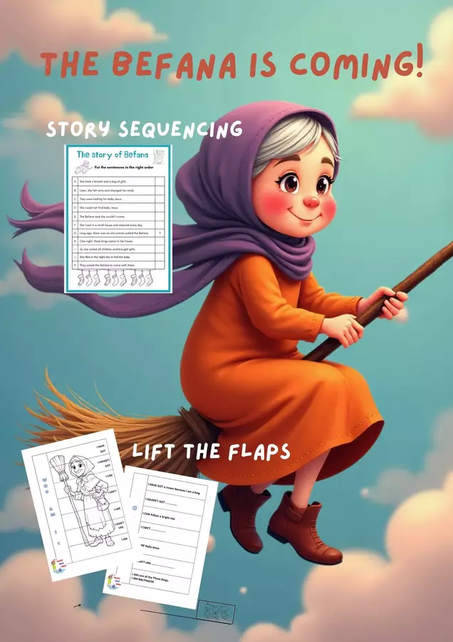 Learn about the Italian tradition of Befana Esercizi - Learn about the Italian tradition of Befana - Inglese-senza-sbadigli - Pagina di copertina