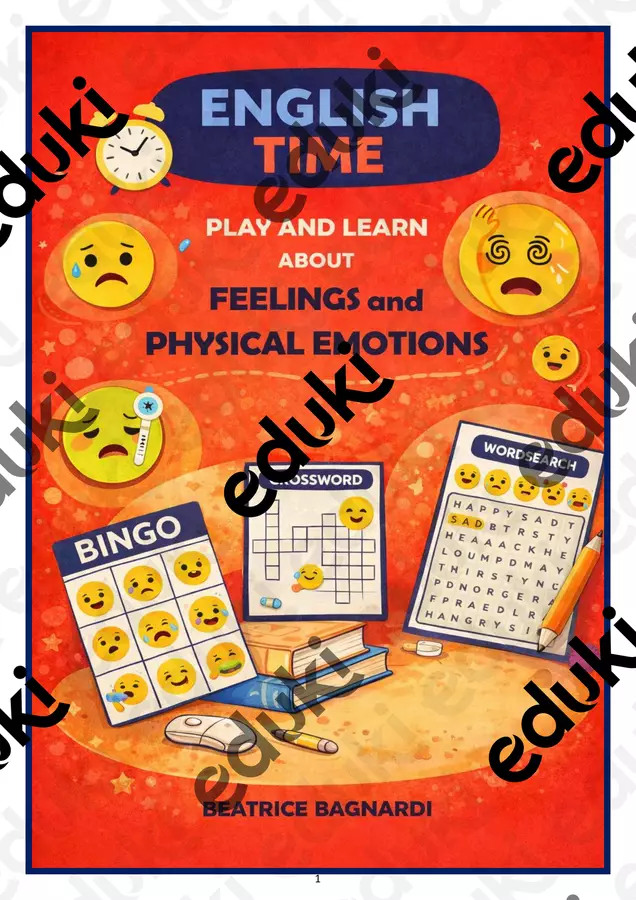 PLAY AND LEARN ABOUT FEELINGS AND PSYSICAL EMOTIONS Esercizi - PLAY AND LEARN ABOUT FEELINGS AND PSYSICAL EMOTIONS - BeaBa - maestra - - Pagina di copertina