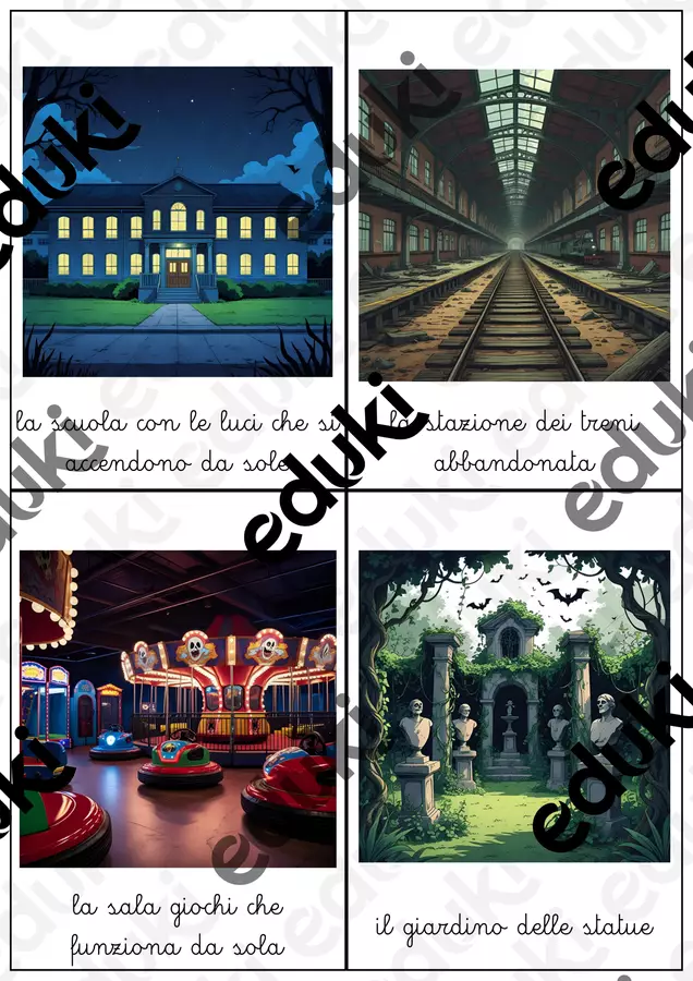 Carte inventa storie: genere horror! Flashcard - Carte inventa storie: genere horror! - Maestra Chiara 🌱🌎 - Pagina di copertina