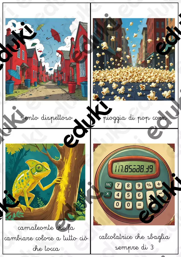 Carte inventa storie: genere comico-umoristico! Flashcard - Carte inventa storie: genere comico-umoristico! - Maestra Chiara 🌱🌎 - Pagina di copertina