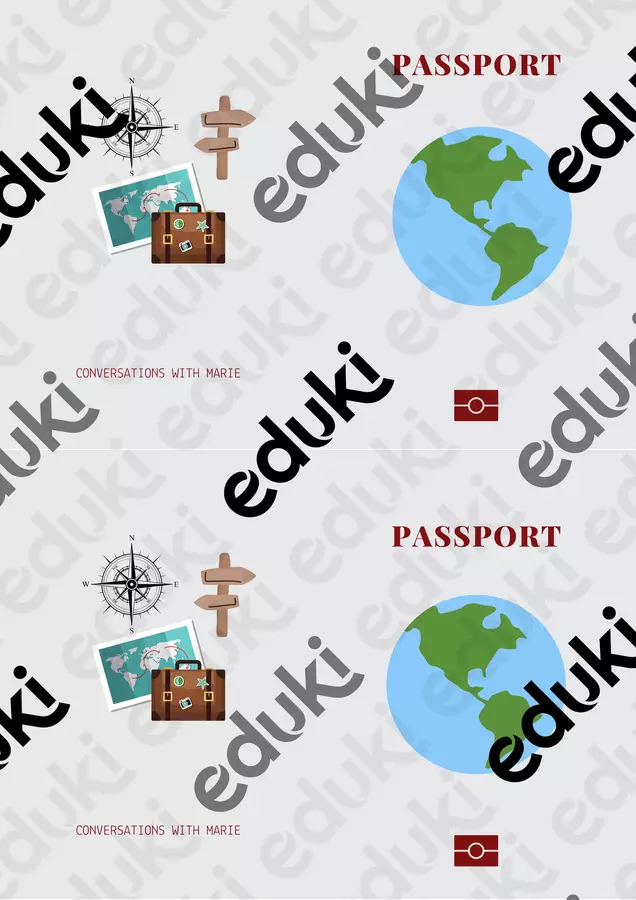 Passport Esercizi - Passport - ConversationsWithMarie - Pagina di copertina
