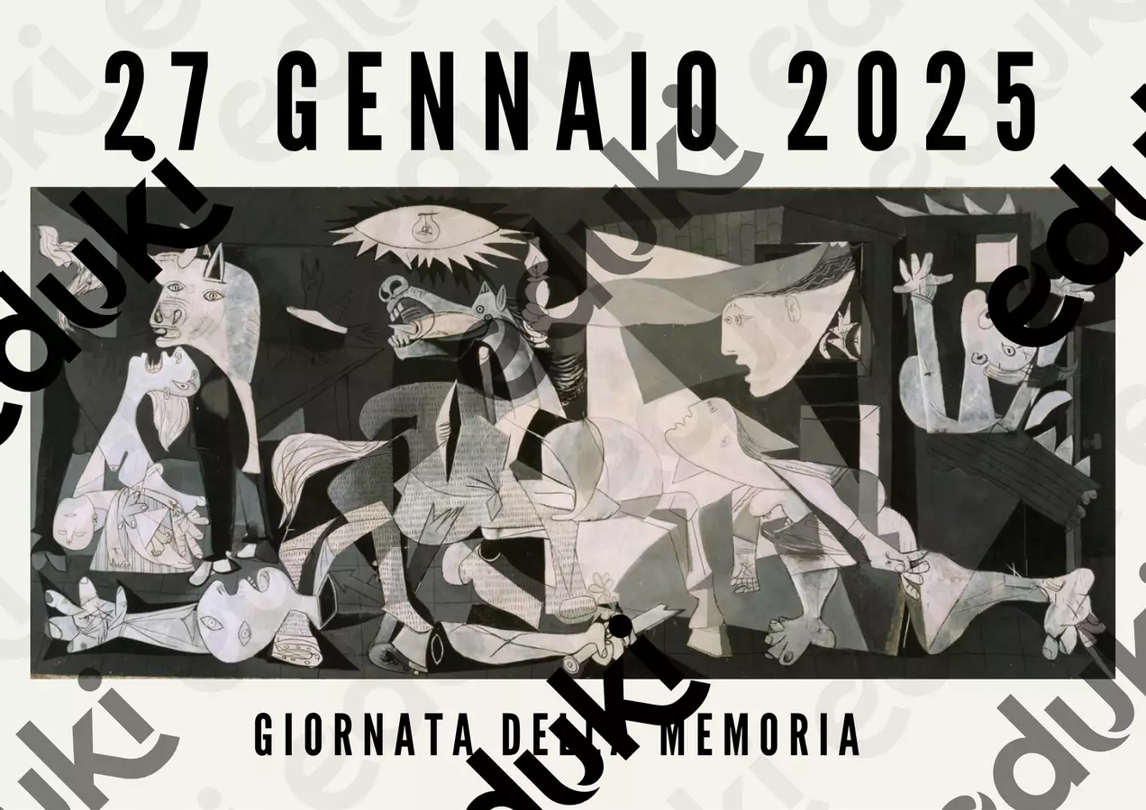 Giornata della memoria con “Guernica” di Picasso Opere didattiche / Libri di testo - Giornata della memoria con “Guernica” di Picasso - Marta Muratore - Pagina di copertina