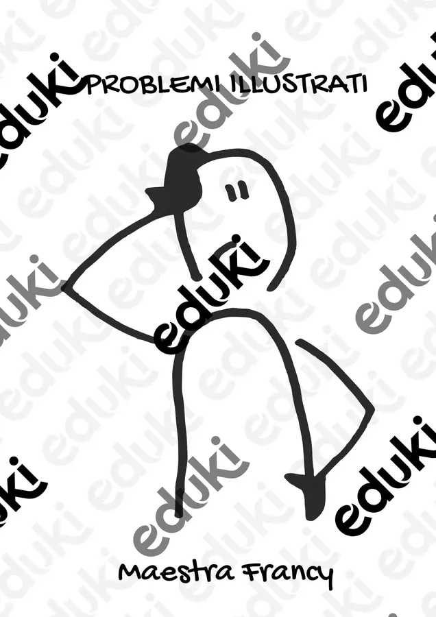 PROBLEMI ILLUSTRATI (classe 3/4 elementare) Materiale di supporto/inclusione - PROBLEMI ILLUSTRATI (classe 3/4 elementare) - Teacher Fra Bonny - Pagina di copertina