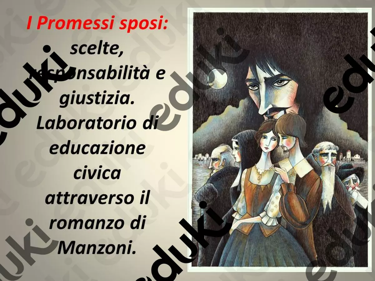 I Promessi sposi: scelte, responsabilità e giustizia. Laboratorio di educazione civica attraverso il romanzo di Manzoni Programmi scolastici / Materiali per docenti - I Promessi sposi: scelte, responsabilità e giustizia. Laboratorio di educazione civica attraverso il romanzo di Manzoni - Prof. Daniela Solenghi - Pagina di copertina