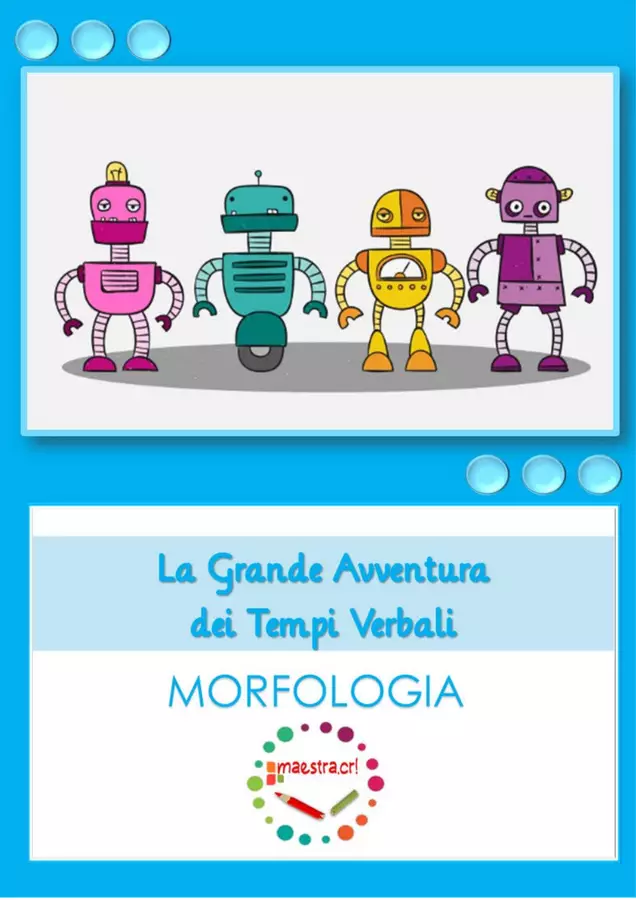 La Grande Avventura dei Tempi Verbali Esercizi - La Grande Avventura dei Tempi Verbali - maestra.cri - Pagina di copertina