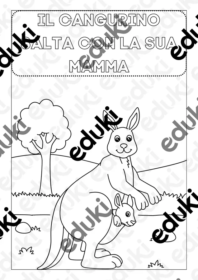 Libro da Colorare Sugli Animali con breve descrizione. Materiale per pittura e bricolage - Libro da Colorare Sugli Animali con breve descrizione. - Maestra_Ele_ - Pagina di copertina