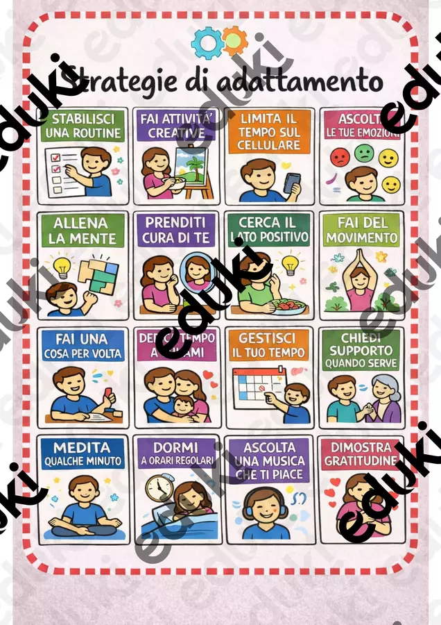 Pecs: Strategie di adattamento per il benessere emotivo Flashcard - Pecs: Strategie di adattamento per il benessere emotivo - Dott.ssa Emanuela Manna, psicologa - Pagina di copertina