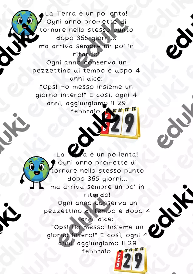 Anno bisestile Font originali - Anno bisestile - Maestra IAIA - Pagina di copertina