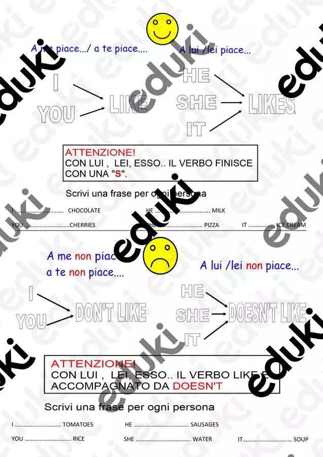 LIKE food Esercizi - LIKE food - maestra.avventurosa - Pagina di copertina