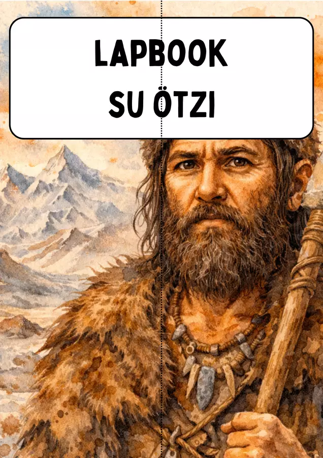 lapbook su otzi Altro tipo di materiale - lapbook su otzi - MilleLibriPerBambini - Pagina di copertina