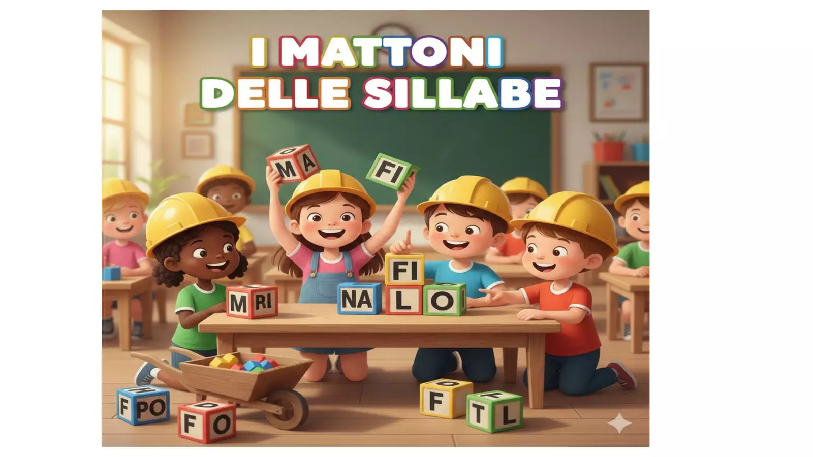 I MATTONI DELLE SILLABE (2) Esercizi - I MATTONI DELLE SILLABE (2) - Lucciole in aula - Pagina di copertina
