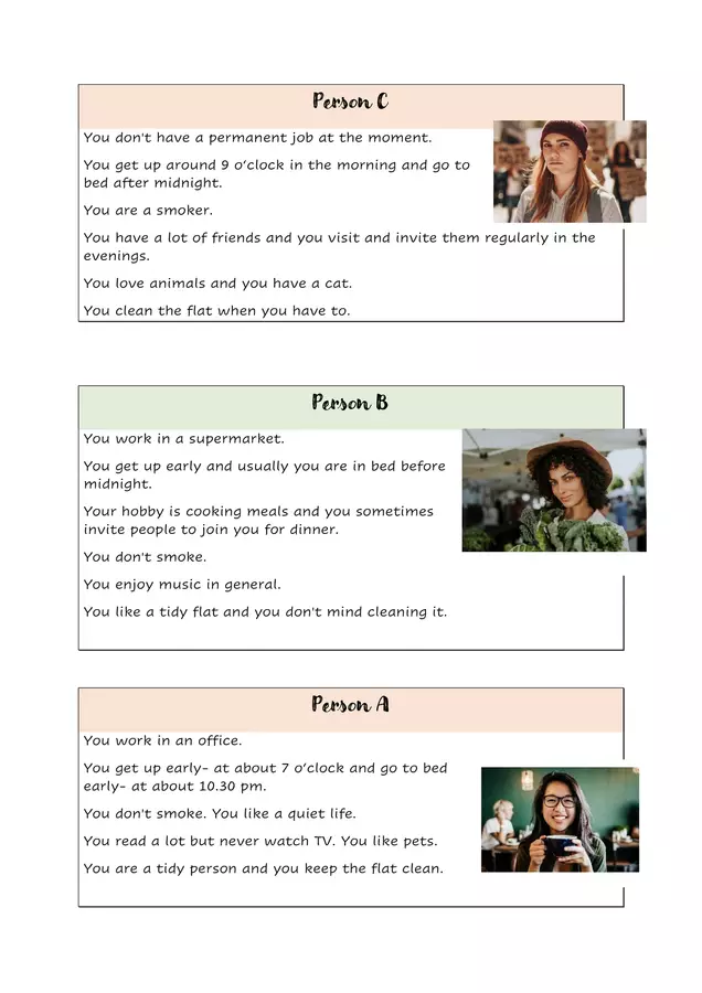 Role play shared flat 6 roles (Gioco di ruolo: appartamento condiviso – 6 ruoli) Esercizi - Role play shared flat 6 roles (Gioco di ruolo: appartamento condiviso – 6 ruoli) - Mrs. Team English - Pagina di copertina