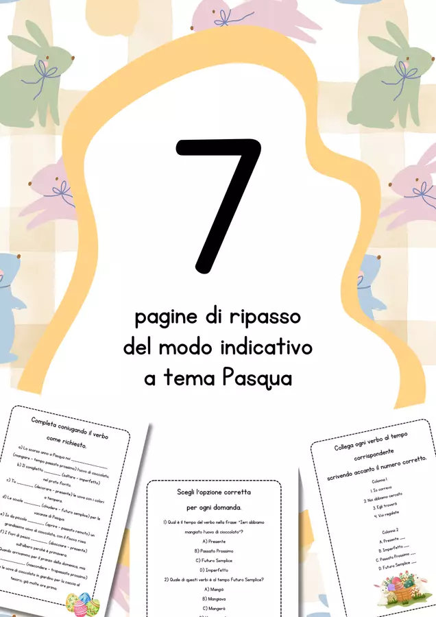 Ripasso del modo indicativo Esercizi - Ripasso del modo indicativo - MilleLibriPerBambini - Pagina di copertina