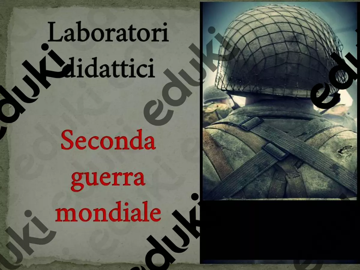 Seconda guerra mondiale. Laboratori didattici. Programmi scolastici / Materiali per docenti - Seconda guerra mondiale. Laboratori didattici. - Prof. Daniela Solenghi - Pagina di copertina