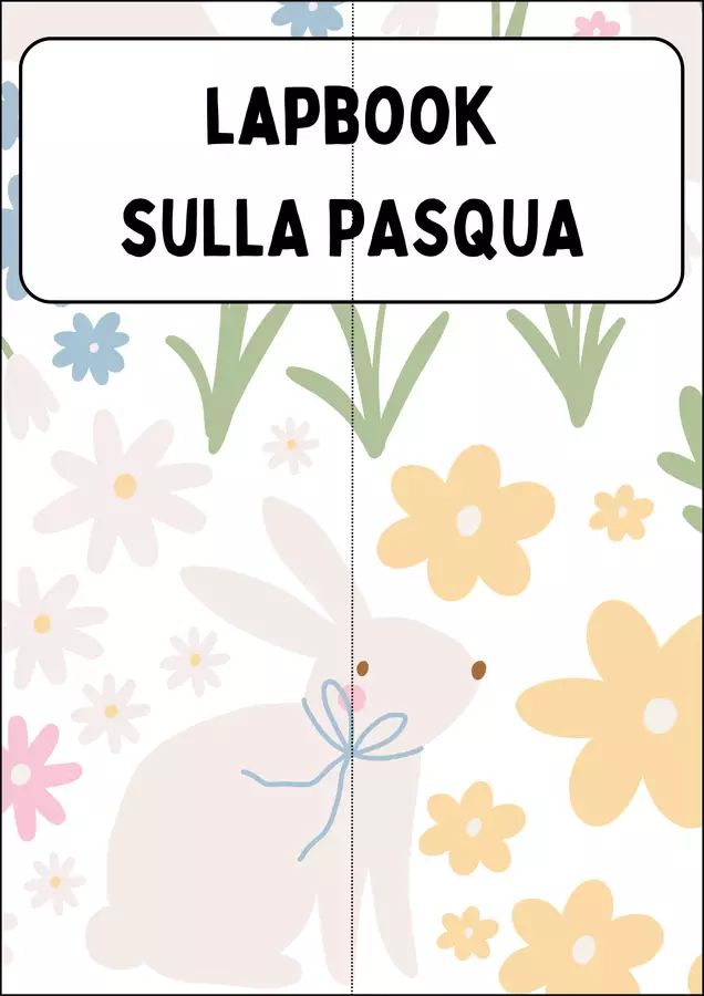 Lapbook di Pasqua Altro tipo di materiale - Lapbook di Pasqua - MilleLibriPerBambini - Pagina di copertina