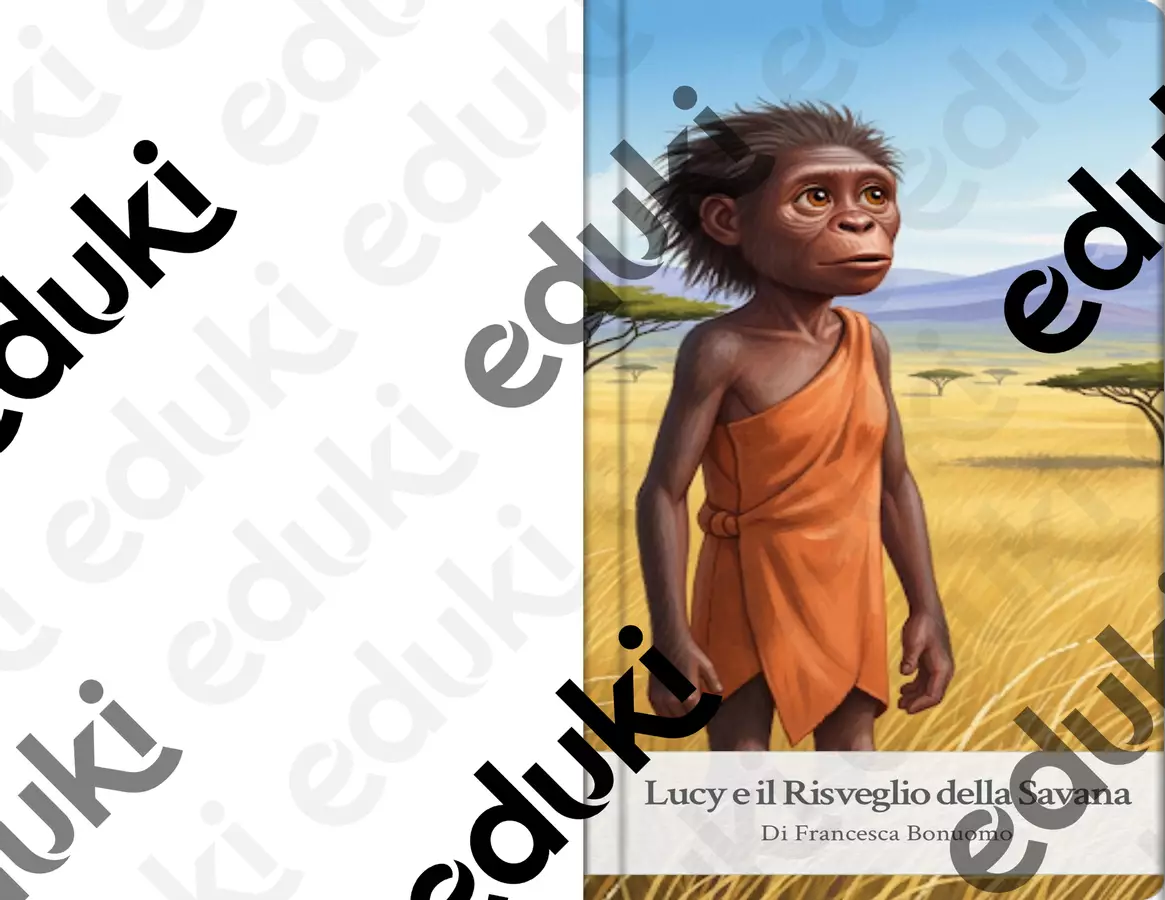 Lucy e il Risveglio della Savana Materiale di supporto/inclusione - Lucy e il Risveglio della Savana - Teacher Fra Bonny - Pagina di copertina