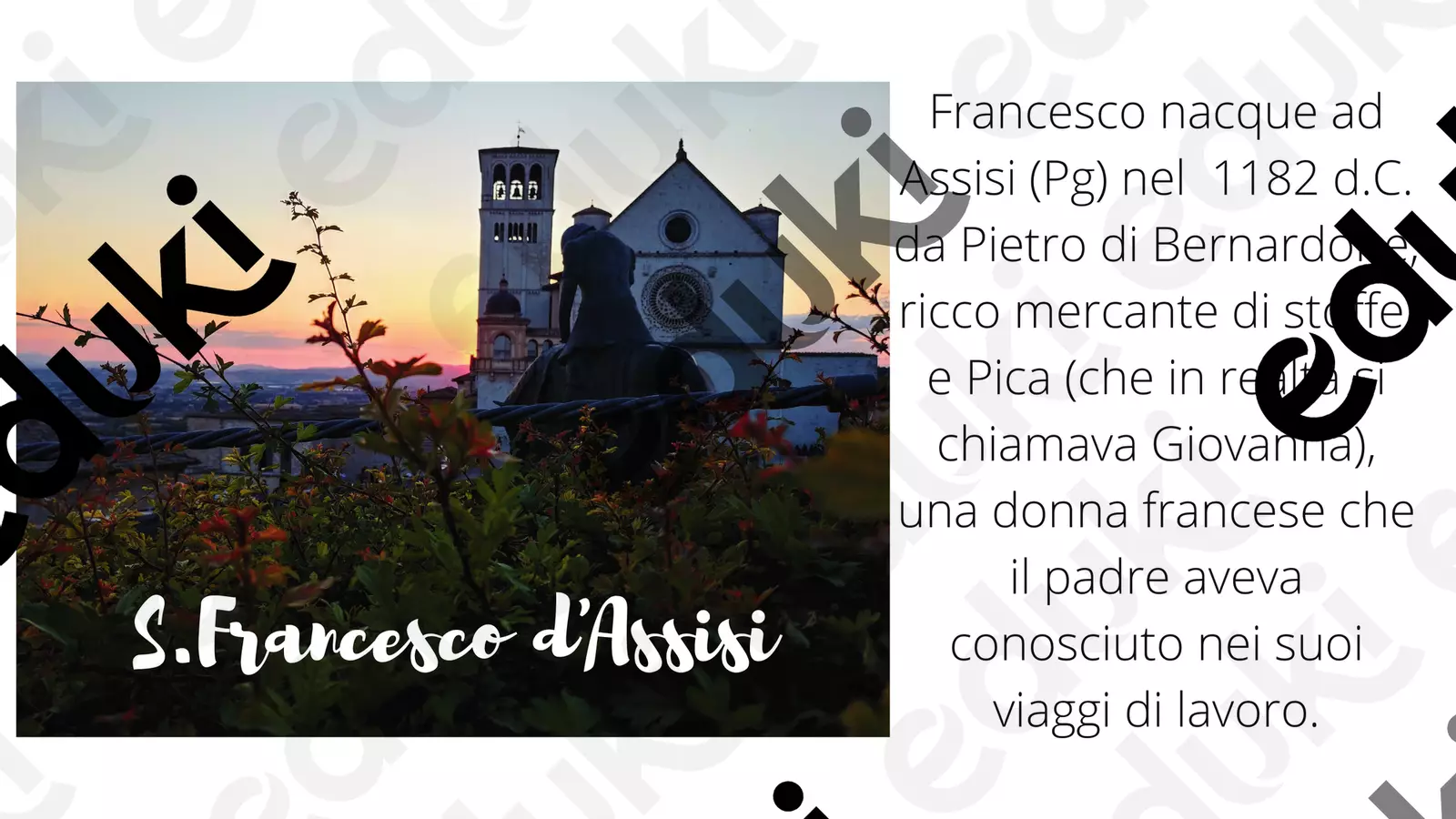 S. Francesco d'Assisi Schede informative - S. Francesco d'Assisi - Marco Messina - Pagina di copertina