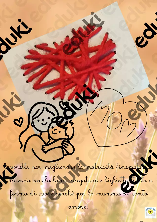 cuore di mamma Materiale per pittura e bricolage - cuore di mamma - Alessia Presa - Pagina di copertina