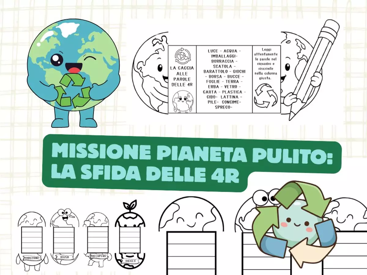 22 Aprile: Una Festa per la Terra, Un Impegno per Noi Esercizi - 22 Aprile: Una Festa per la Terra, Un Impegno per Noi - MaestraPiera - Pagina di copertina
