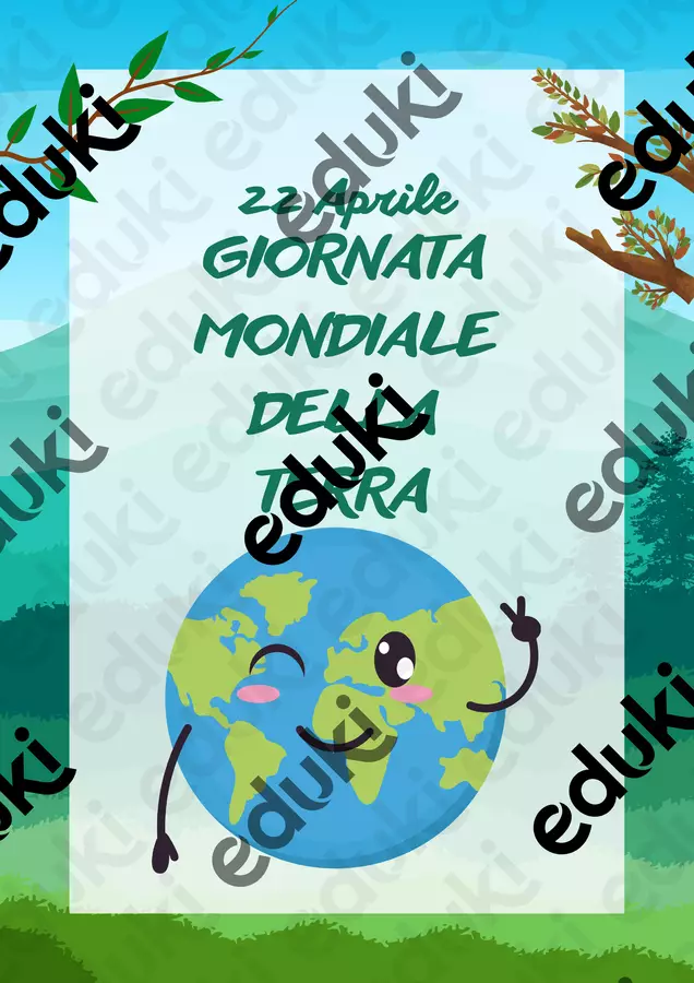 Giornata Mondiale della Terra Esercizi - Giornata Mondiale della Terra - Lucia Durante - Pagina di copertina