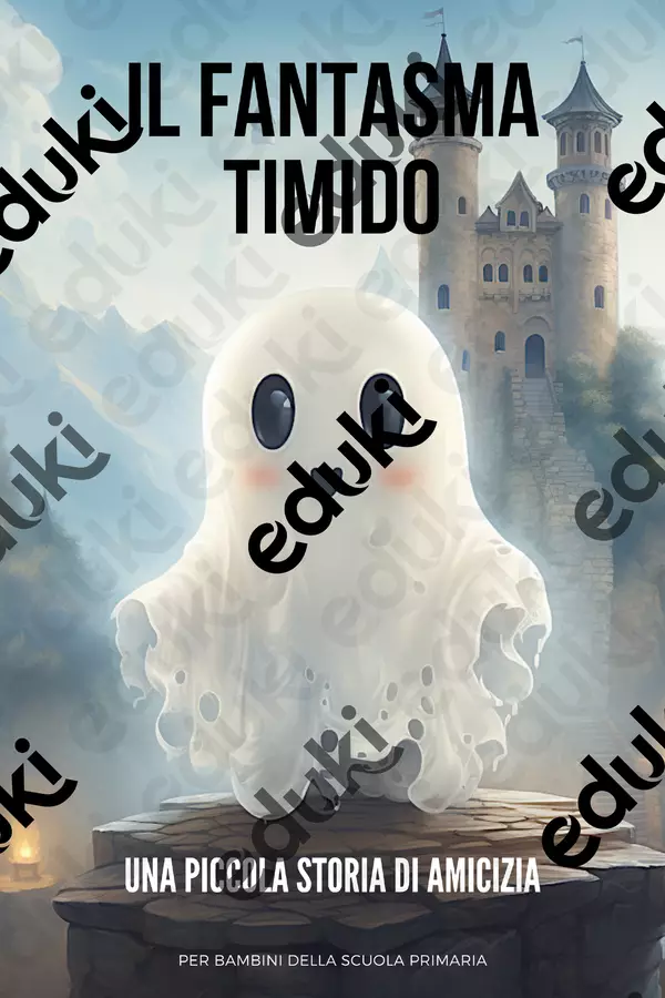 IL FANTASMA TIMIDO UNA GRANDE STORIA DI AMICIZIA Materiale di supporto/inclusione - IL FANTASMA TIMIDO UNA GRANDE STORIA DI AMICIZIA - Colorando - Pagina di copertina