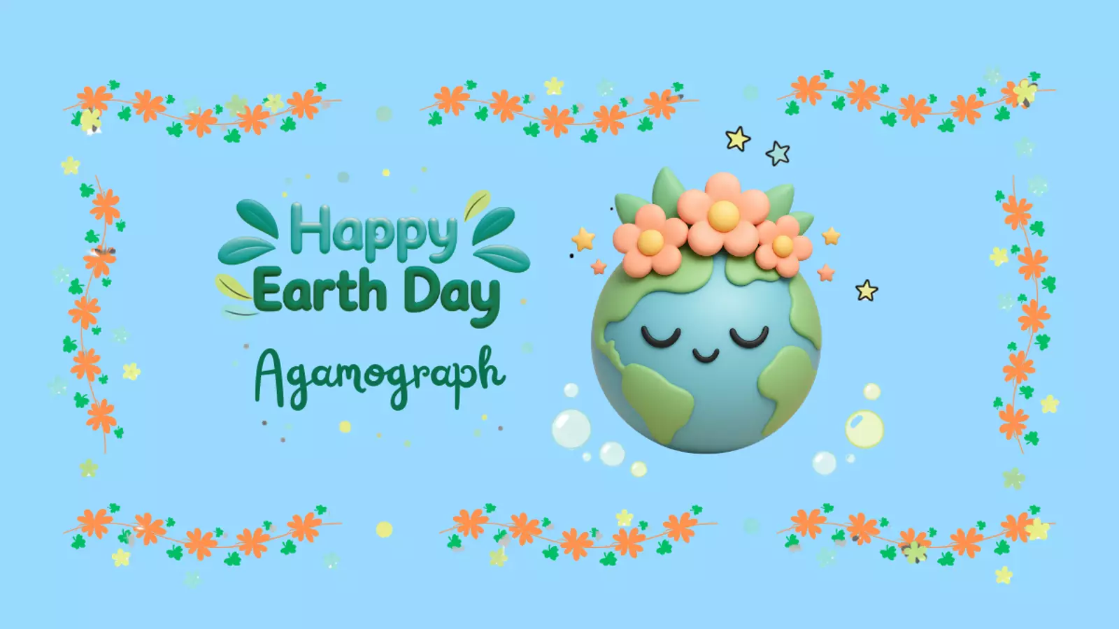 EARTH DAY AGAMOGRAPH1 Altro tipo di materiale - EARTH DAY AGAMOGRAPH1 - Inglese-senza-sbadigli - Pagina di copertina