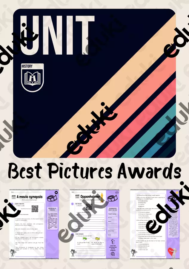 BEST PICTURE AWARD (“Miglior Film” degli Academy Awards) Didattica a stazioni - BEST PICTURE AWARD (“Miglior Film” degli Academy Awards) - GoodMorningMiss - Pagina di copertina