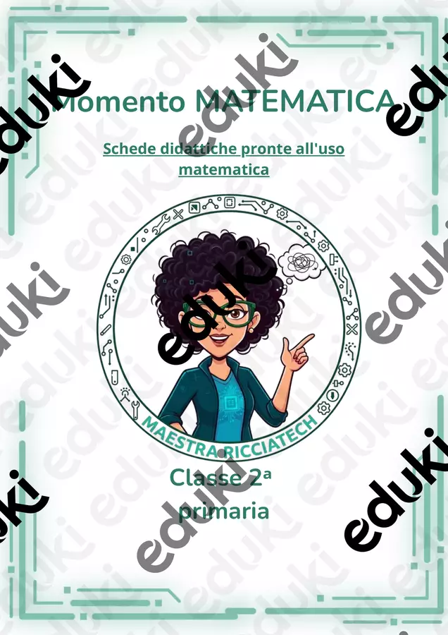 Momento Matematica Esercizi - Momento Matematica - Maestra ricciatech - Pagina di copertina