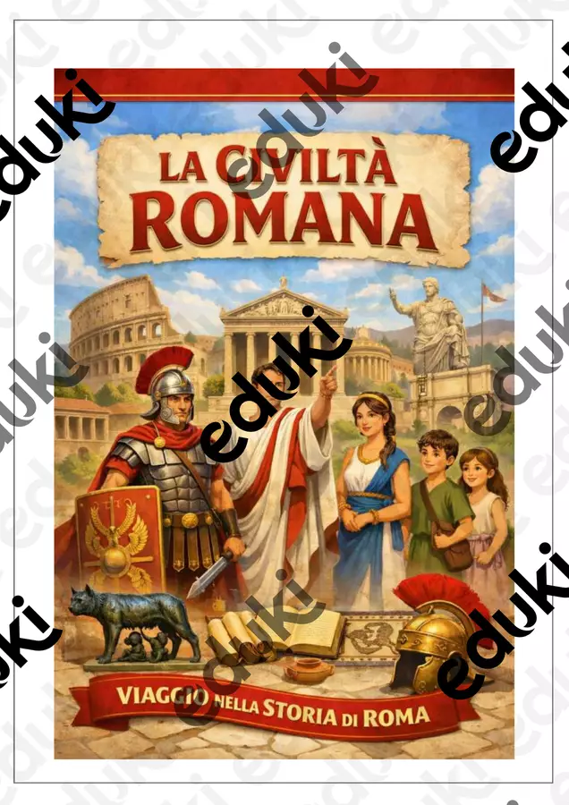 La civiltà romana - fascicolo monografico semplificato Esercizi - La civiltà romana - fascicolo monografico semplificato - Maestra Robydimarzo - Pagina di copertina