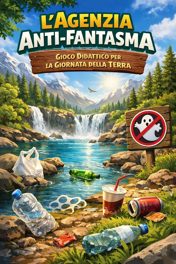 L'agenzia anti-fantasma - gioco didattico sul rispetto dell'ambiente Giochi - L'agenzia anti-fantasma - gioco didattico sul rispetto dell'ambiente - MilleLibriPerBambini - Pagina di copertina