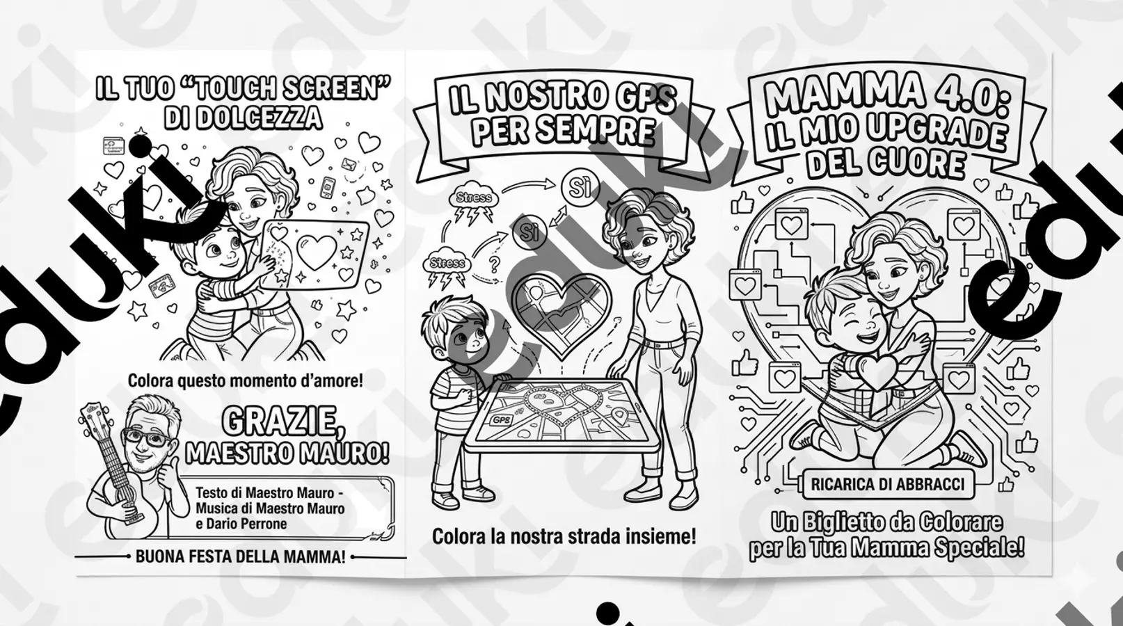 MAMMA 4.0 (Il mio Upgrade) - 3 lavoretti Audio - MAMMA 4.0 (Il mio Upgrade) - 3 lavoretti - Maestro Mauro - Pagina di copertina