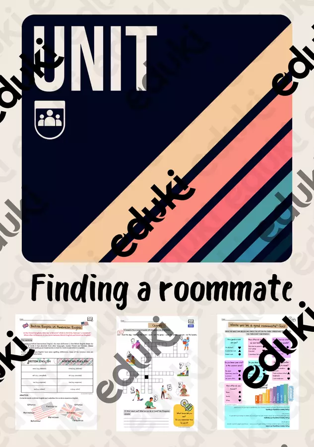 FINDING A NEW ROOMMATE (Trova il tuo coinquilino) Didattica a stazioni - FINDING A NEW ROOMMATE (Trova il tuo coinquilino) - GoodMorningMiss - Pagina di copertina