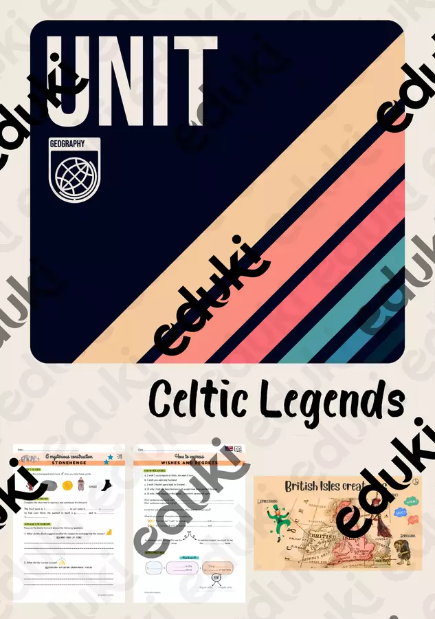 CELTIC LEGENDS (Leggende celtiche: sequenza di inglese per la 3ª media!) Didattica a stazioni - CELTIC LEGENDS (Leggende celtiche: sequenza di inglese per la 3ª media!) - GoodMorningMiss - Pagina di copertina