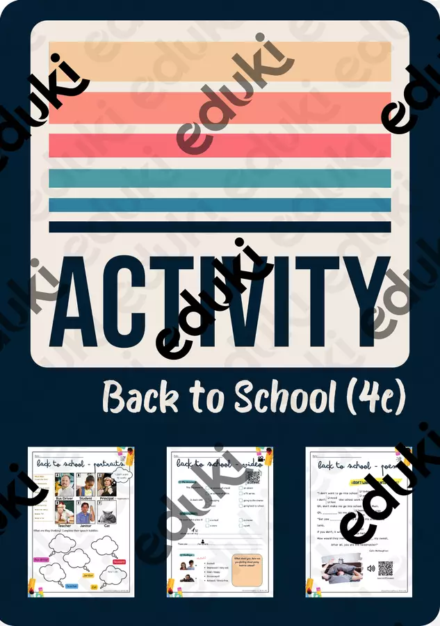 BACK TO SCHOOL – attività per la prima lezione di 1ª superiore! Didattica a stazioni - BACK TO SCHOOL – attività per la prima lezione di 1ª superiore! - GoodMorningMiss - Pagina di copertina