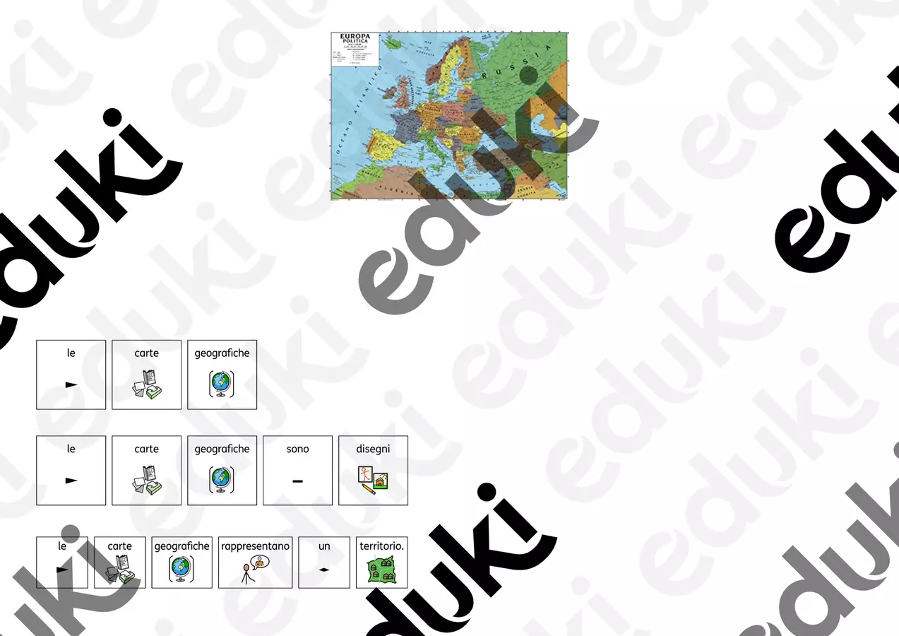 CAA: Carte geografiche Materiale di supporto/inclusione - CAA: Carte geografiche - Marianna Torrisi - Pagina di copertina