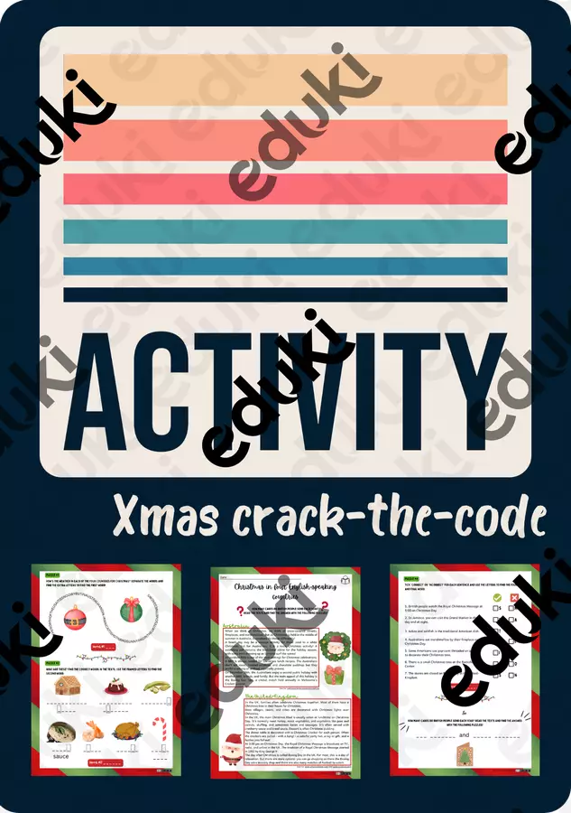 CHRISTMAS IN 4 COUNTRIES (Un escape game sul Natale in inglese) Didattica a stazioni - CHRISTMAS IN 4 COUNTRIES (Un escape game sul Natale in inglese) - GoodMorningMiss - Pagina di copertina