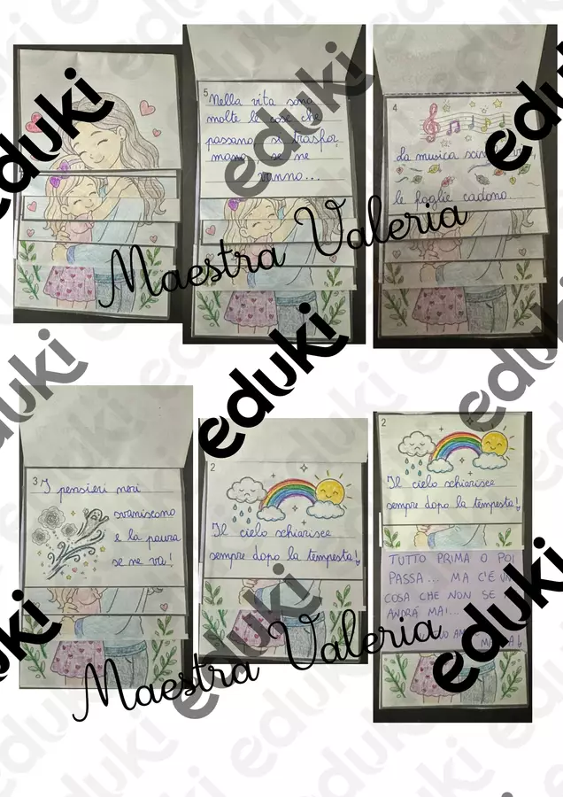 biglietto mamma completo Materiale interattivo - biglietto mamma completo - Maestra Valeria 88 - Pagina di copertina